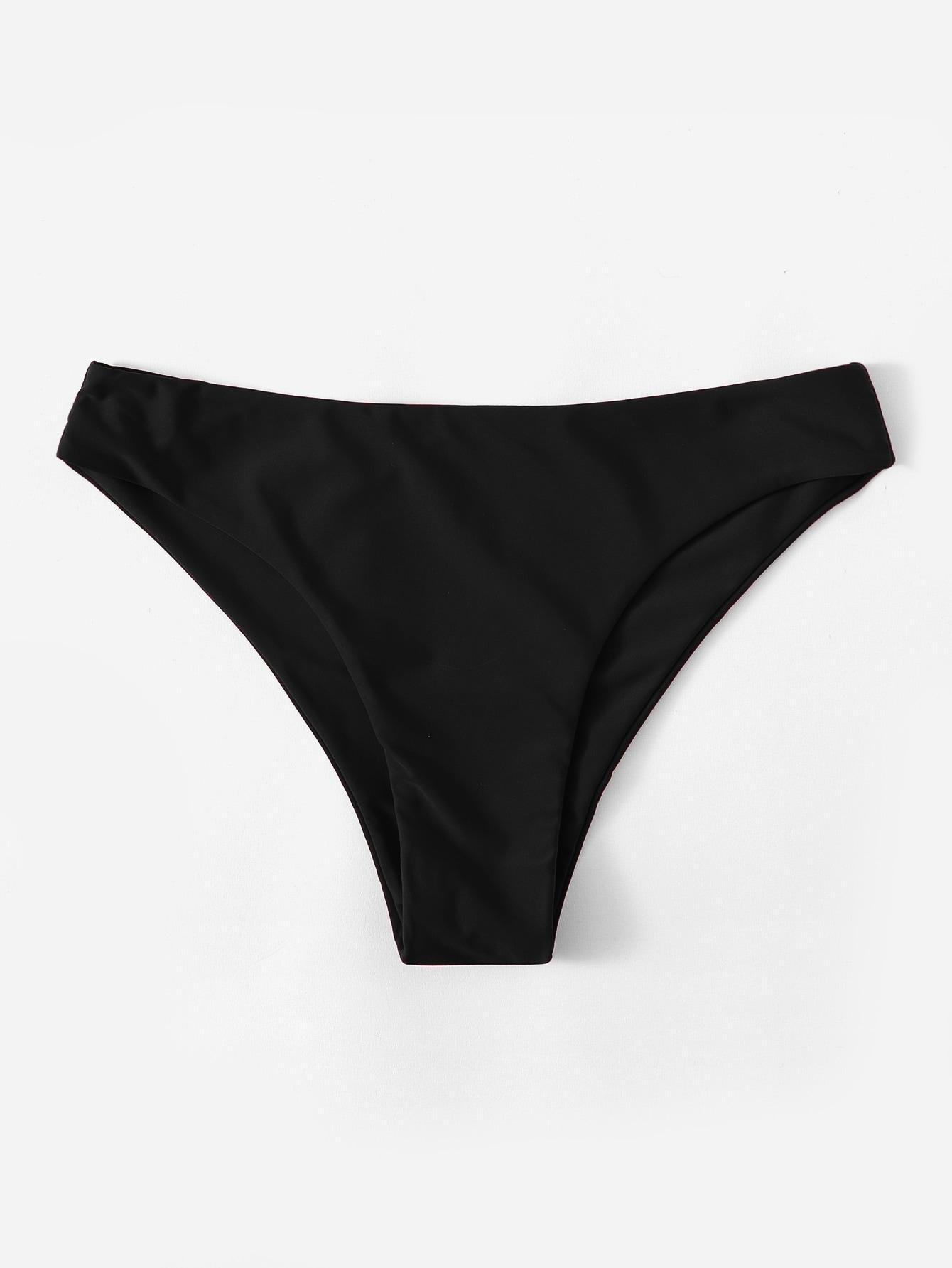 SHEIN CZARNY DÓŁ BIKINI S09__XL