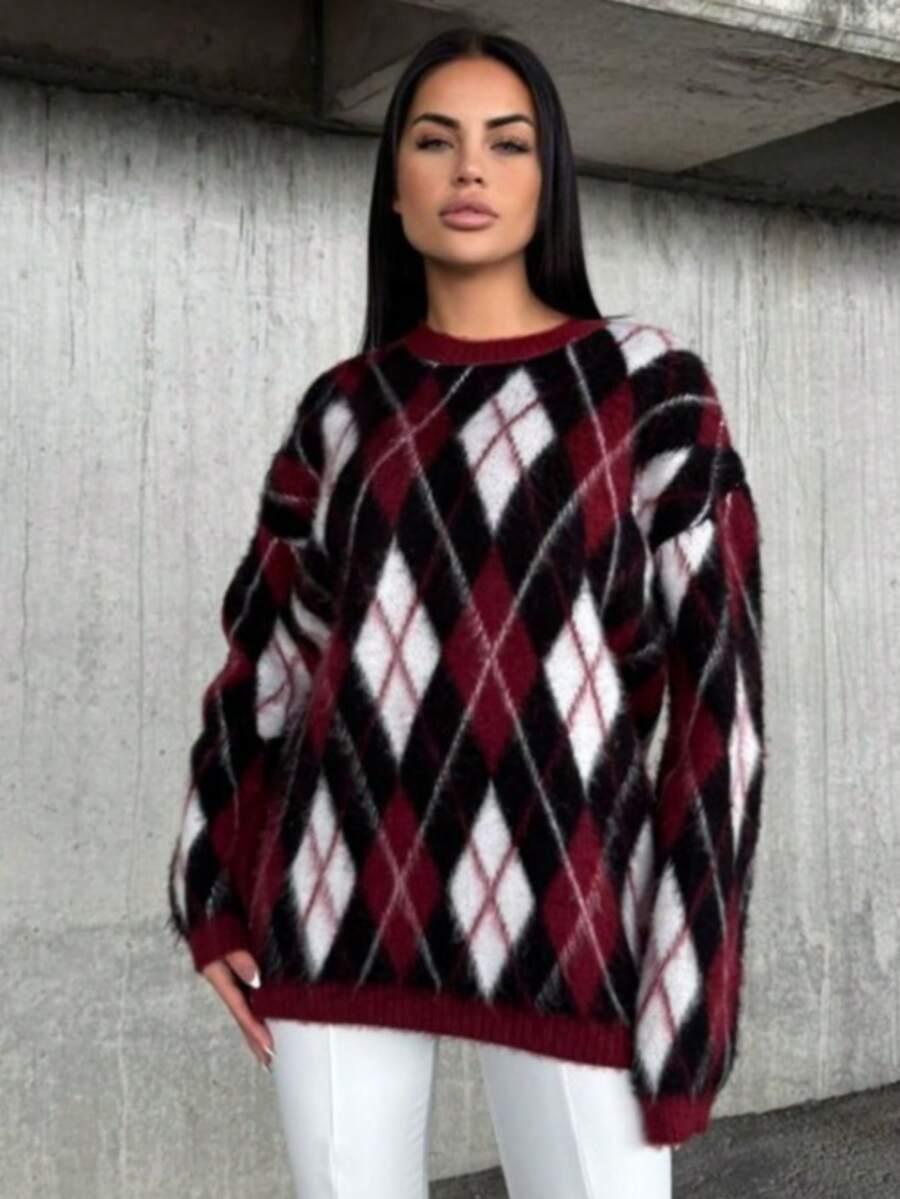SHEIN SWETER DŁUGI RĘKAW S06__OS