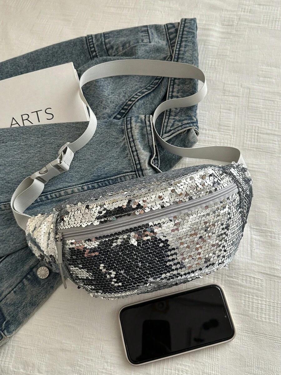 SHEIN SREBRNA NERKA CEKINY S07__35X17
