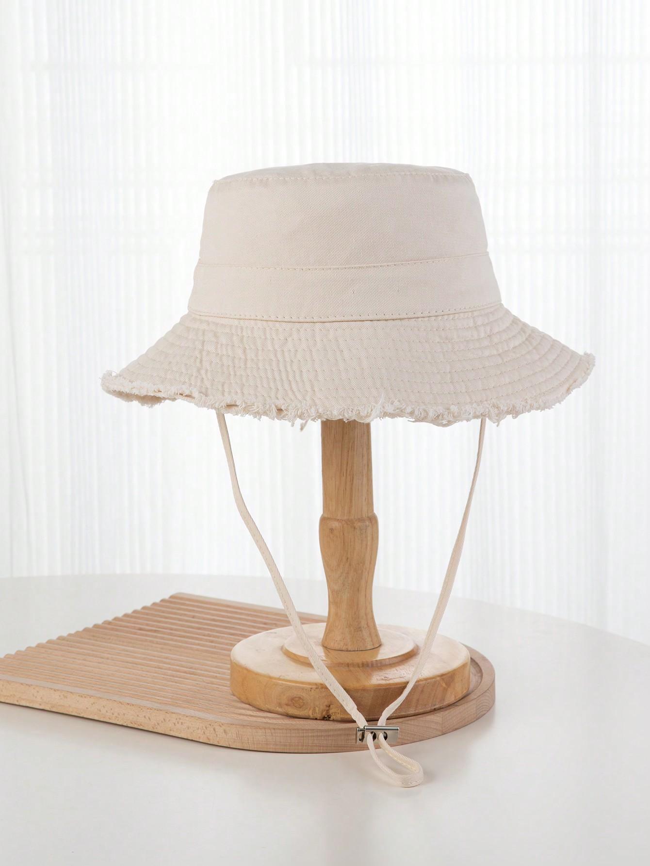 SHEIN BEŻOWY KAPELUSZ BUCKET S07__OS