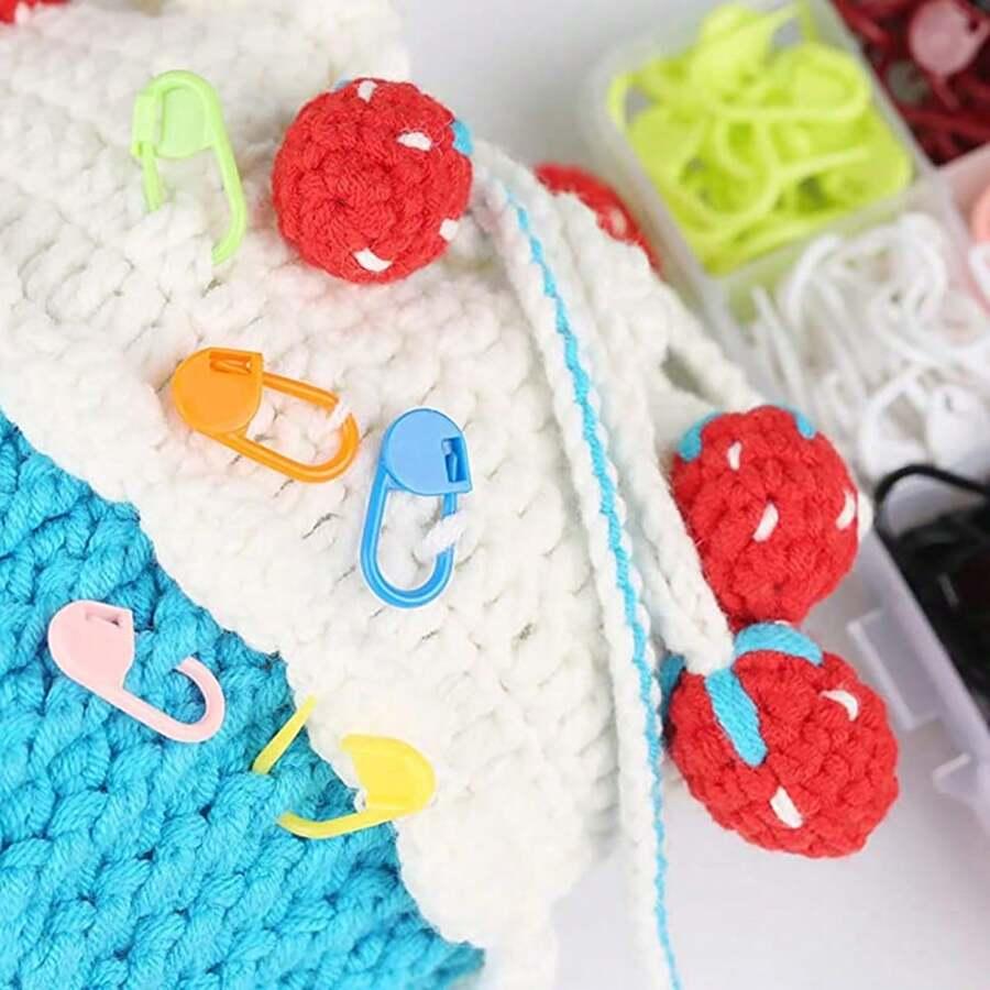 SHEIN PLASTIKOWE ZNACZNIKI DO ROBÓTEK NA DRUTACH 200-PACK S07