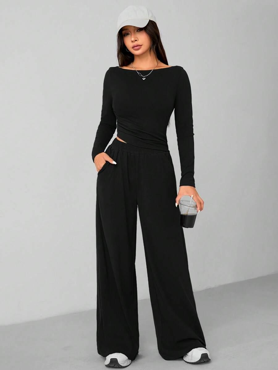 SHEIN BLUZKA SPODNIE KOMPLET S06__M
