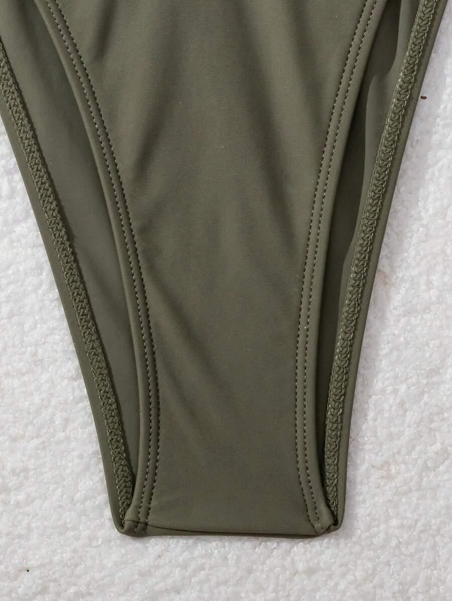 SHEIN DWUCZĘŚCIOWY STRÓJ KĄPIELOWY S09__L