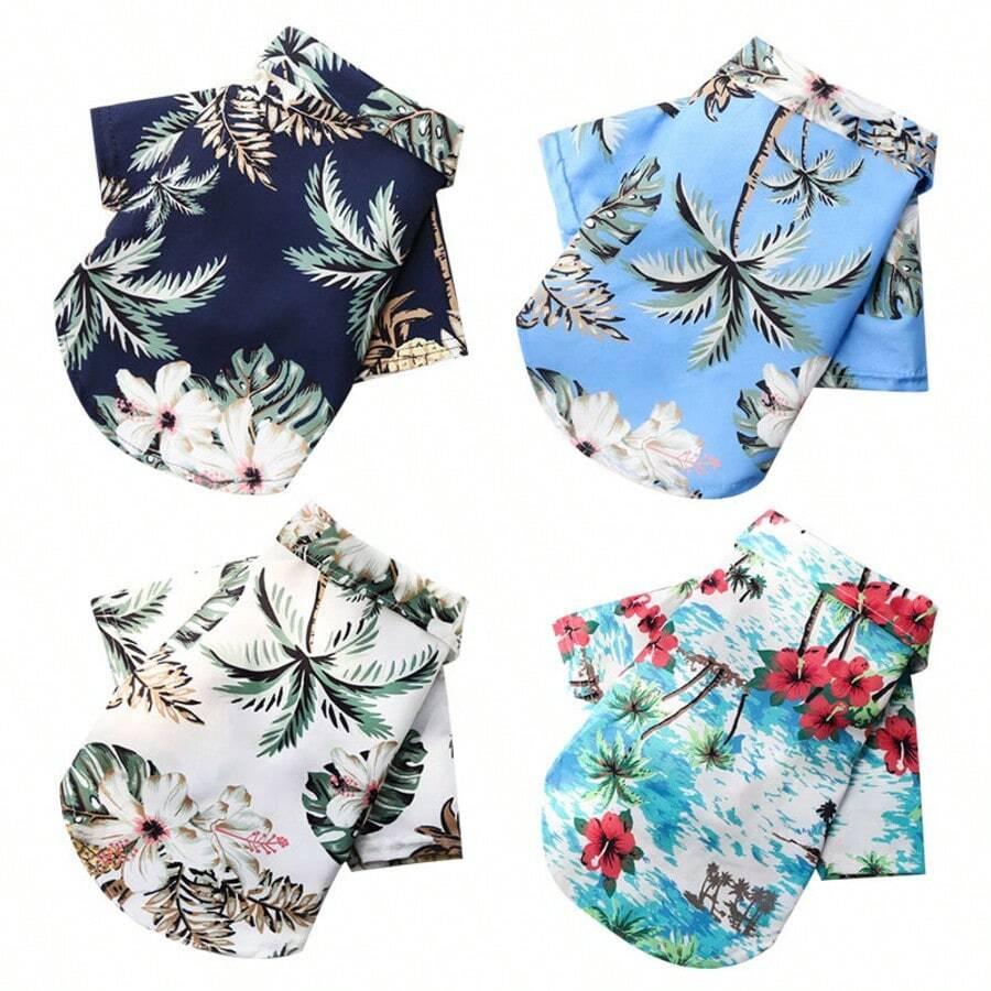 SHEIN ZESTAW KOSZULEK DLA PSÓW 3-PACK S07__M
