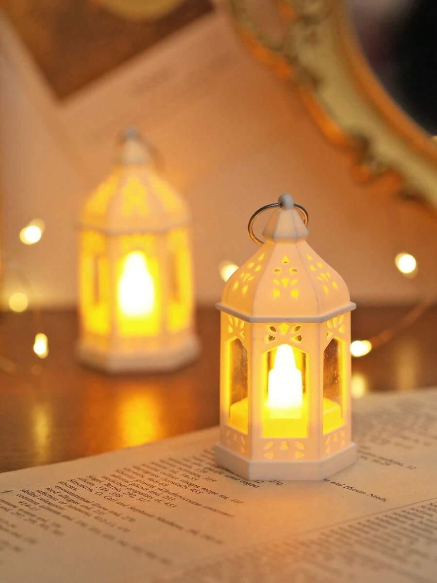SHEIN BIAŁY LAMPION DEKORACJA S07__9CM