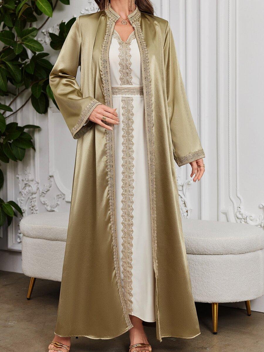 SHEIN SUKIENKA NARZUTKA KOMPLET ZDOBIENIA HAFT PK01__M