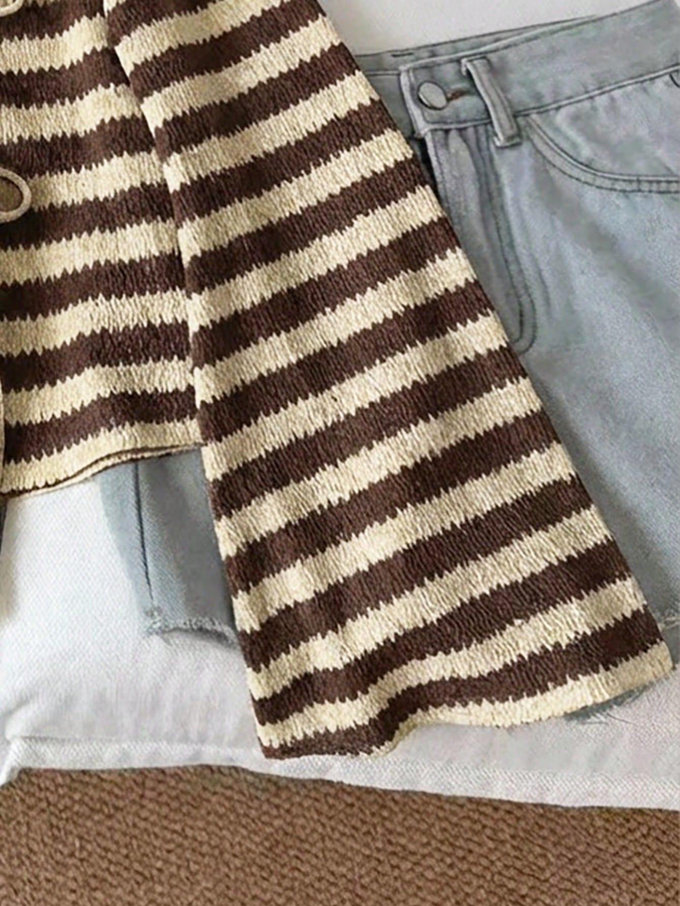 SHEIN BLUZKA WIĄZANIE WZÓR S06__M