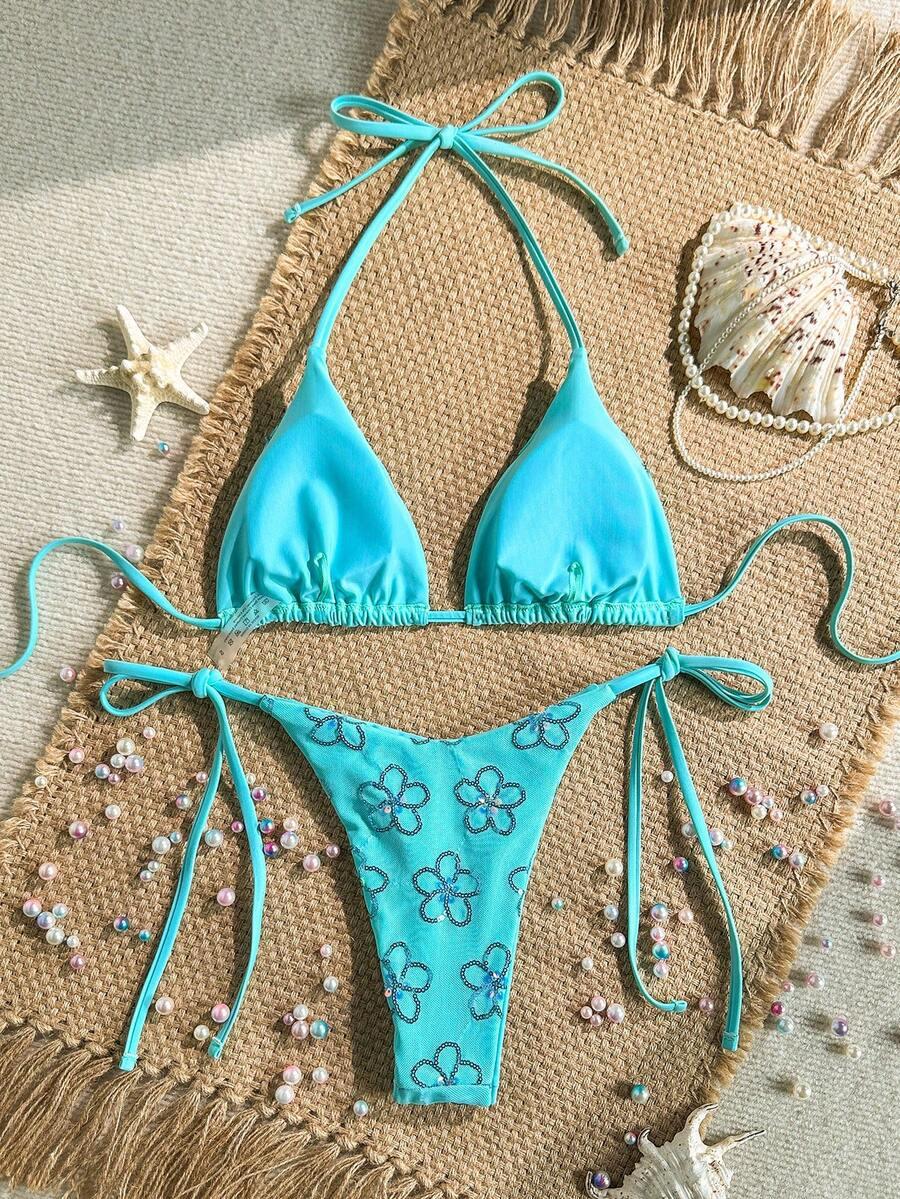SHEIN DWUCZĘŚCIOWY STRÓJ KĄPIELOWY S09__XS
