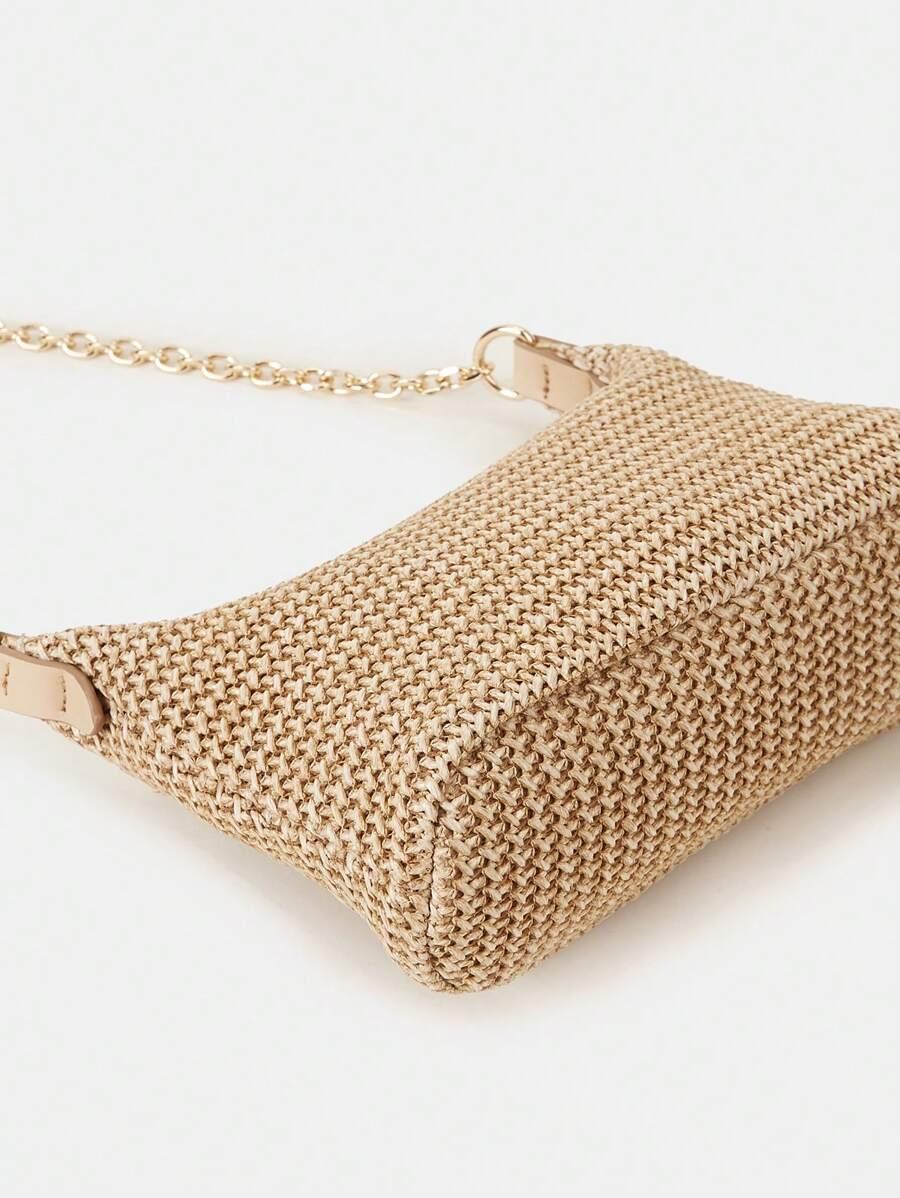 SHEIN BEŻOWA TOREBKA ZAMEK S07__26X15