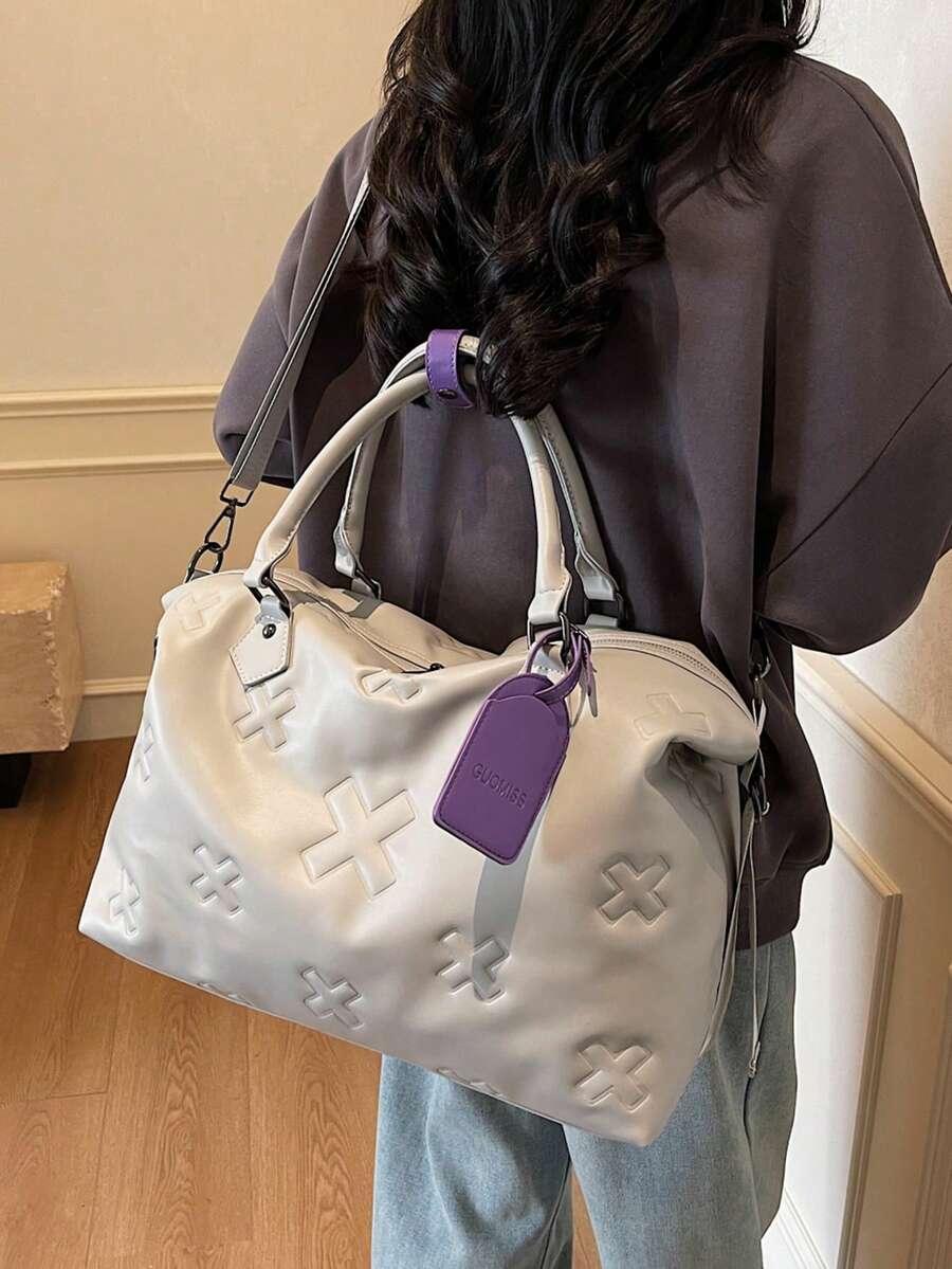 SHEIN CZARNA TOREBKA IMITACJA SKÓRY S07__26X41CM