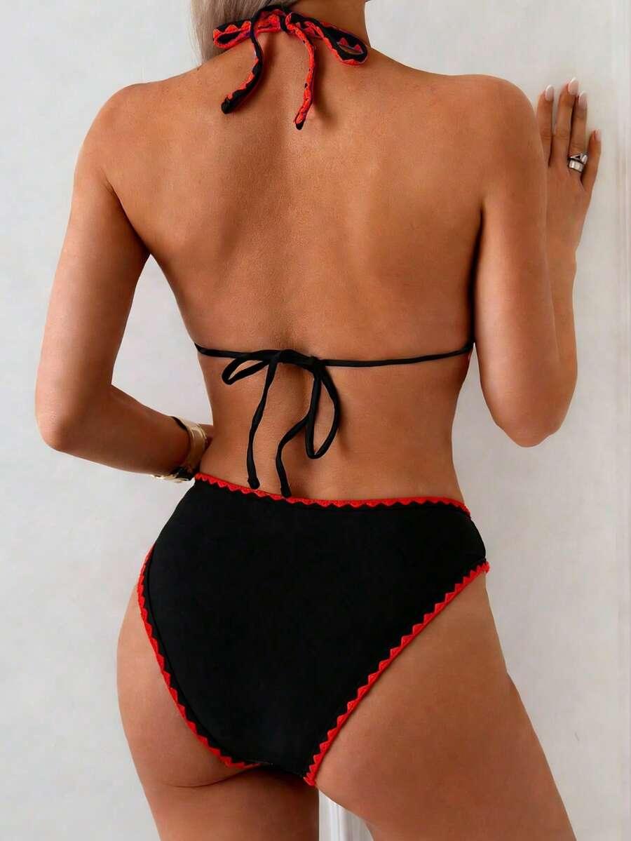 SHEIN DWUCZĘŚCIOWY STRÓJ KĄPIELOWY S09__XL