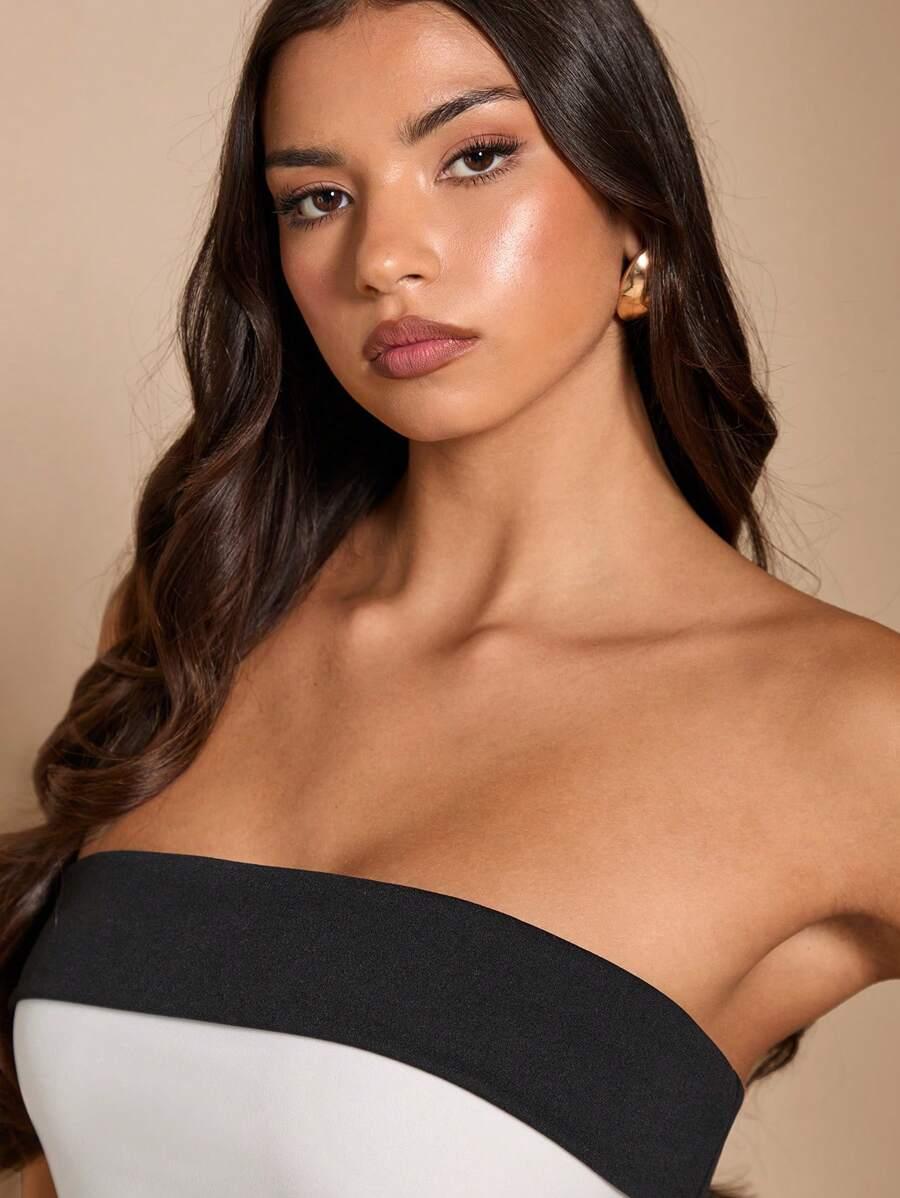 SHEIN BIAŁA MINI SUKIENKA S06__S