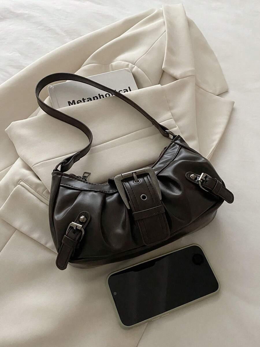 SHEIN BRĄZOWA TOREBKA NA RAMIĘ S07__15X25