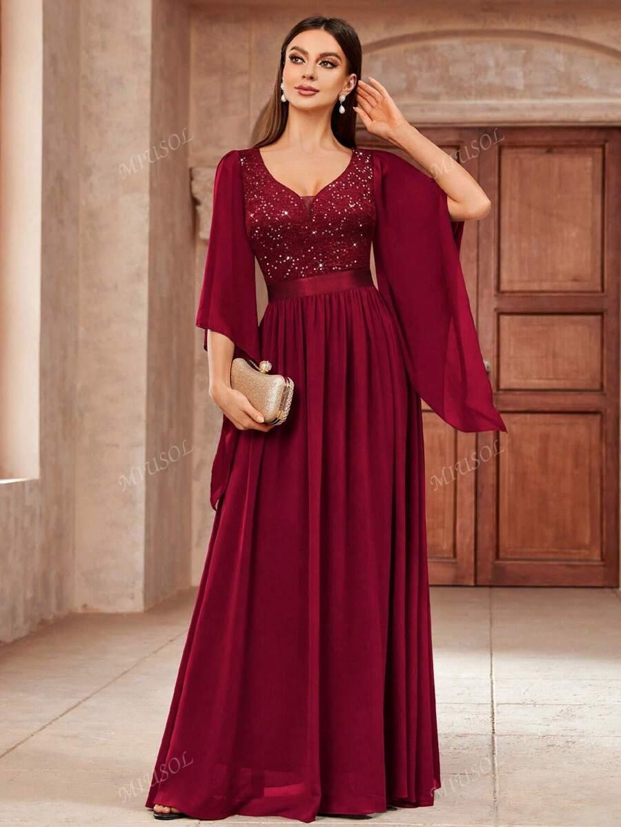 SHEIN CZERWONA MAXI SUKIENKA S06__XL