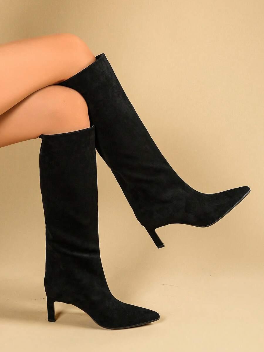 SHEIN CZARNE KOZAKI OBCAS W01__38