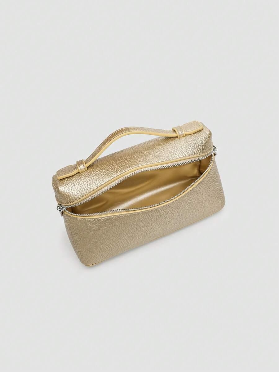 SHEIN ZŁOTA TOREBKA ZAMEK S07__20X12
