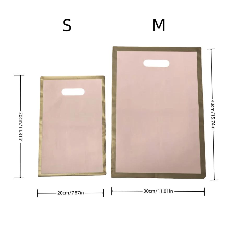 SHEIN CZARNA TORBA PREZENTOWA 10-PACK S07__30X40CM