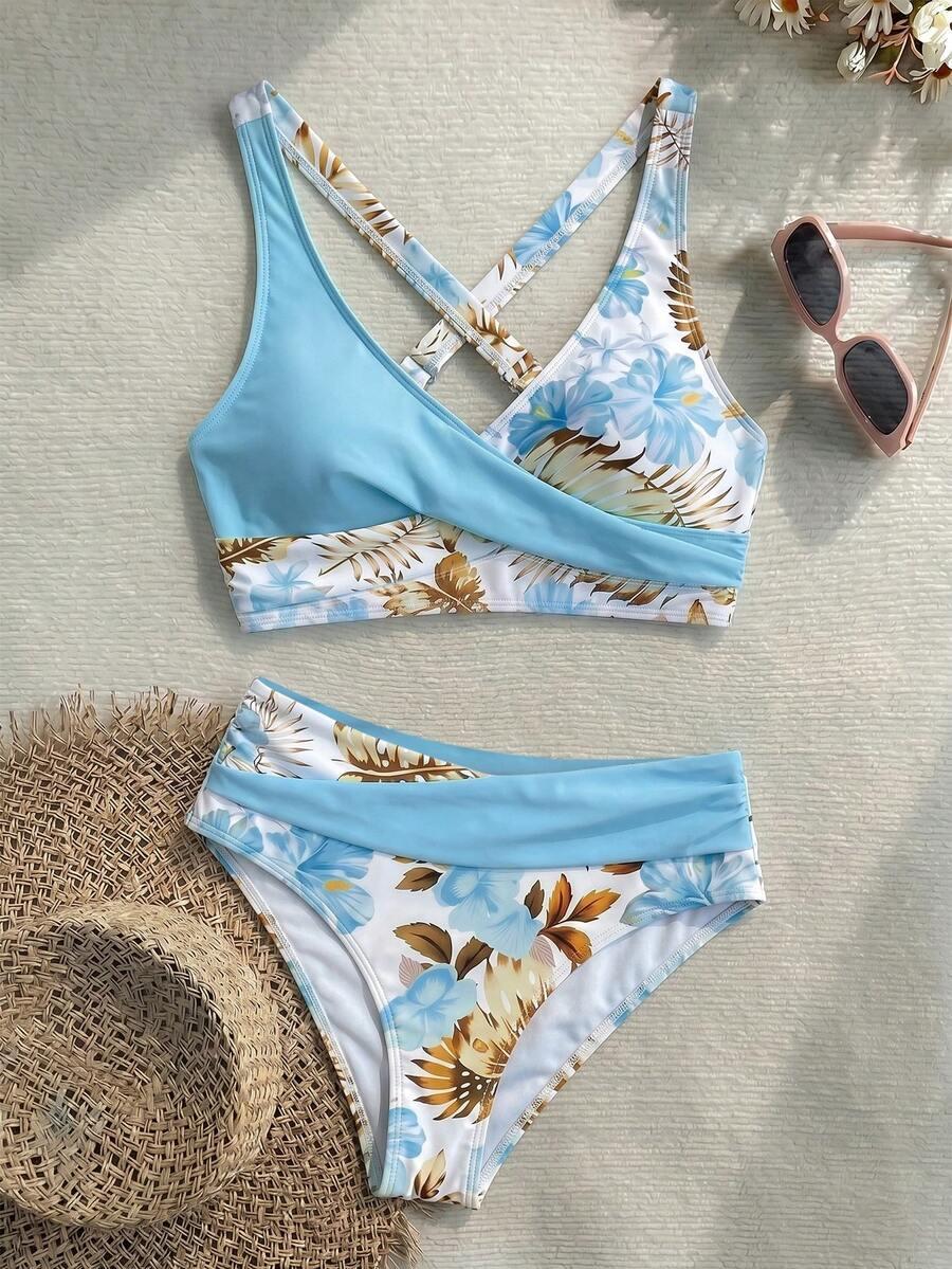 SHEIN DWUCZĘŚCIOWY STRÓJ KĄPIELOWY S09__XXL