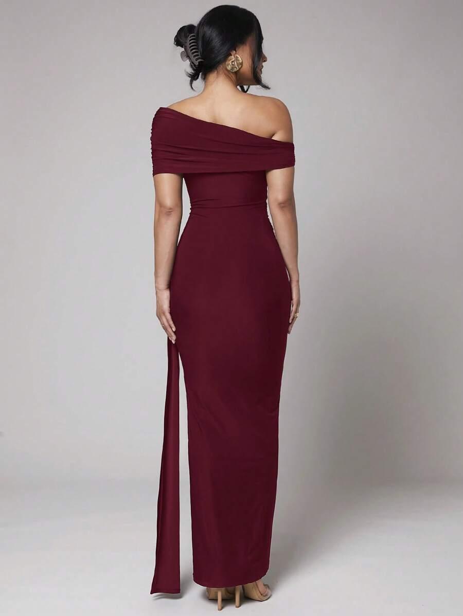 SILQUEE BORDOWA MAXI SUKIENKA S06__M