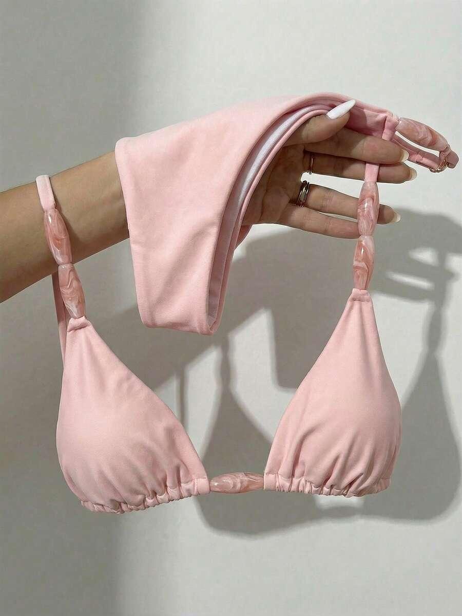 BIKINX RÓŻOWY DWUCZĘŚCIOWY STRÓJ KĄPIELOWY S09__S