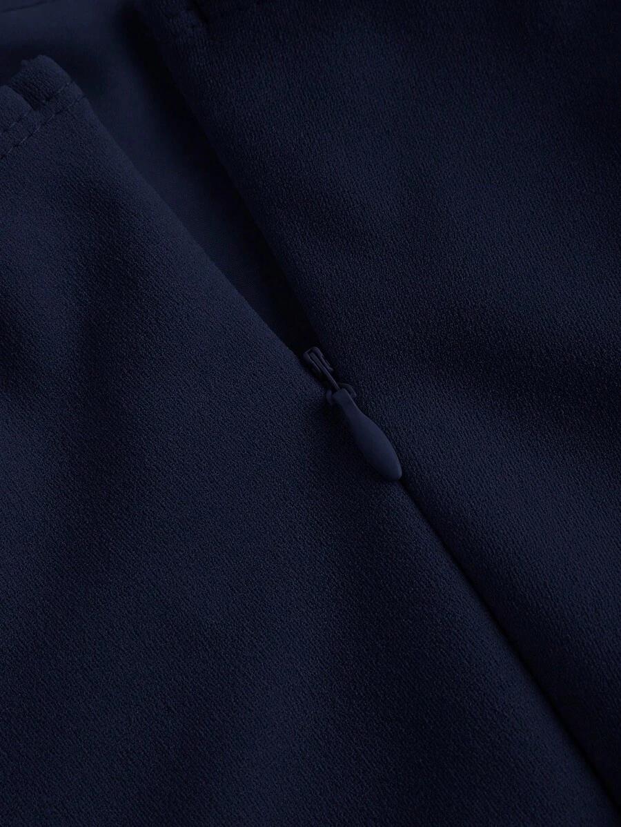 SHEIN GRANATOWA MINI SUKIENKA S06__XXL
