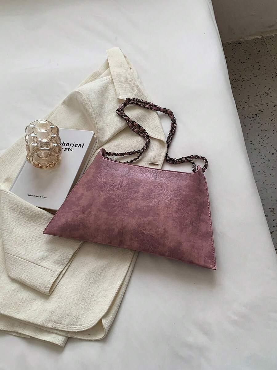 SHEIN RÓŻOWA TOREBKA ZDOBIENIE S07__35X19