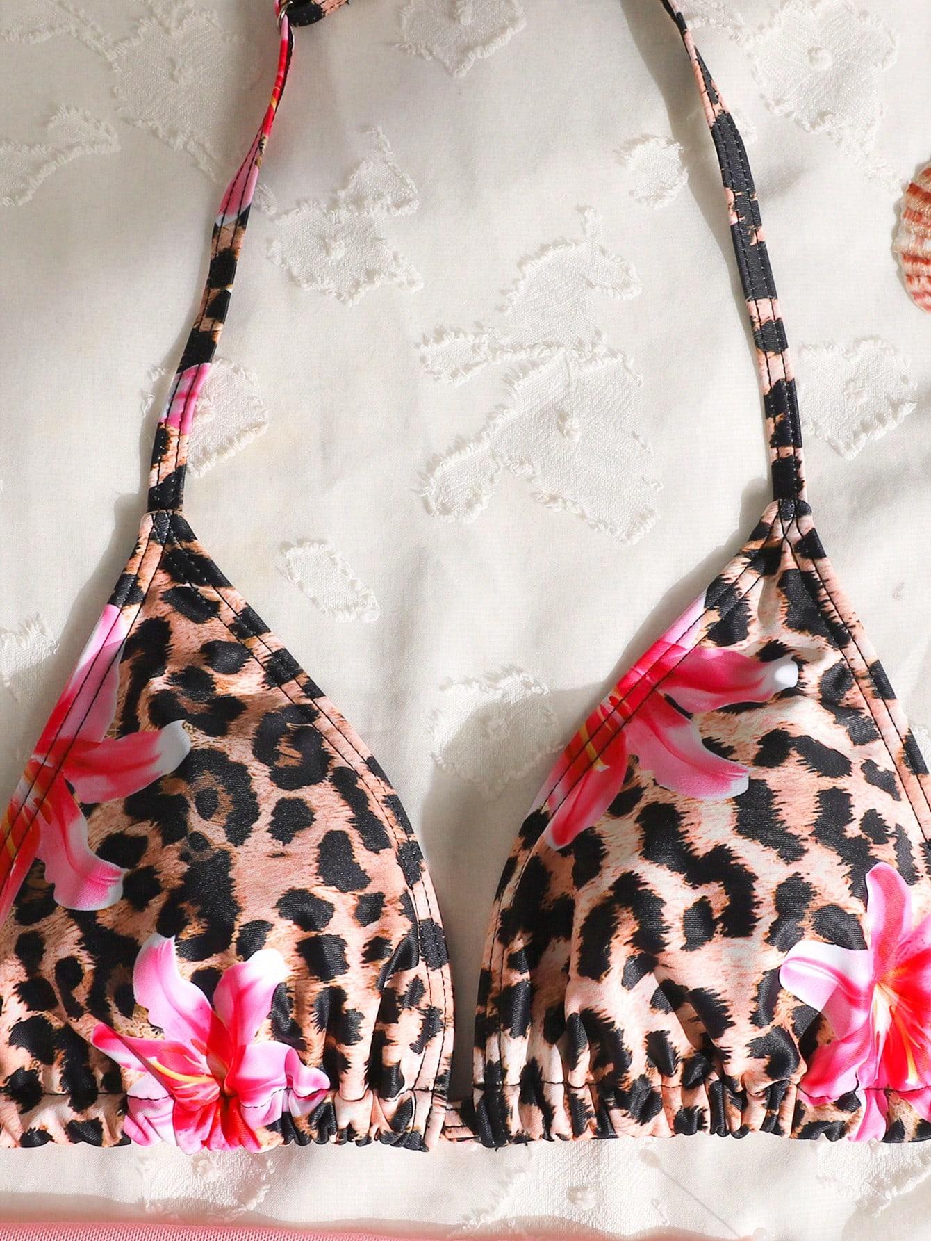 SHEIN DWUCZĘŚCIOWY STRÓJ KĄPIELOWY PAREO S09__164/170