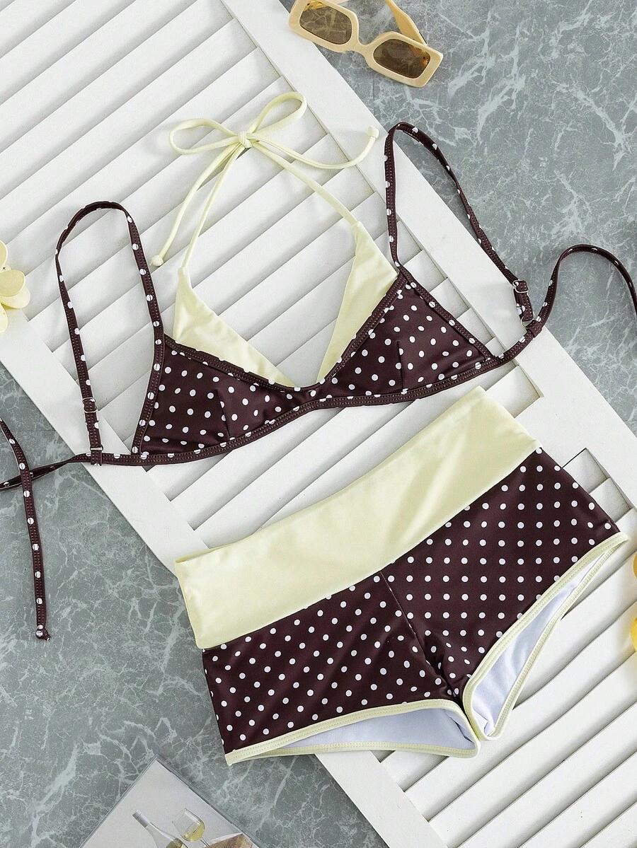 SHEIN DWUCZĘŚCIOWY STRÓJ KĄPIELOWY S09__S