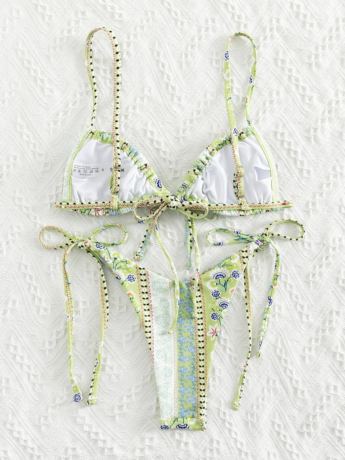 SHEIN DWUCZĘŚCIOWY STRÓJ KĄPIELOWY S09__XL