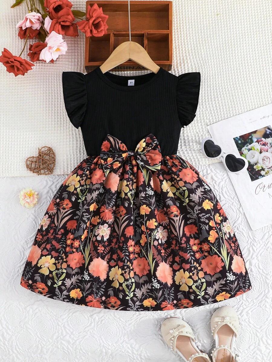 SHEIN SUKIENKA WZÓR KWIATY S09__116-122