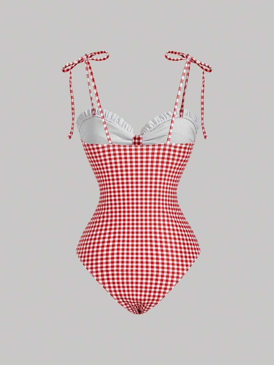SHEIN JEDNOCZĘŚCIOWY STRÓJ KĄPIELOWY S09__M