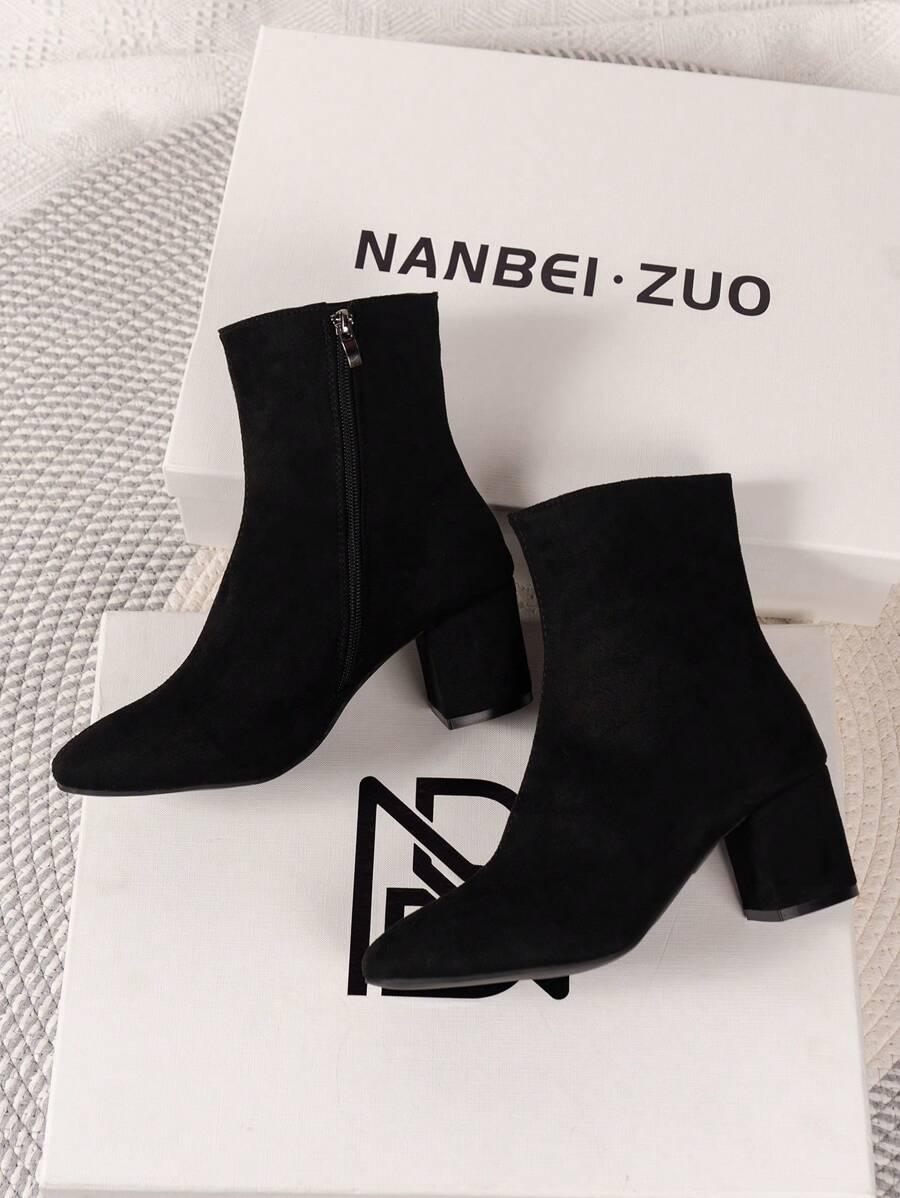 SHEIN CZARNE BOTKI NA OBCASIE W01__39