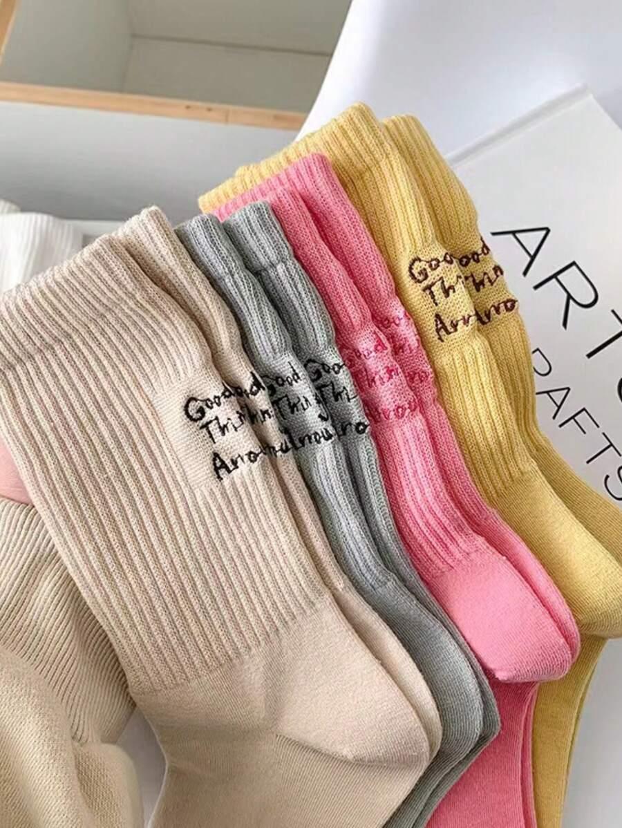 SHEIN SKARPETY Z NAPISAMI 3-PACK S09__36-39