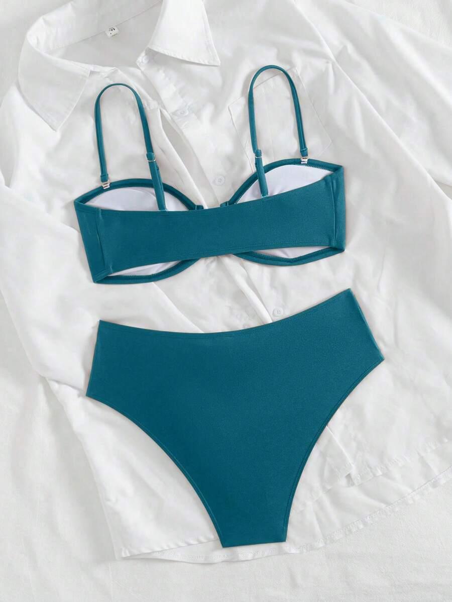 SWIM CHICCIA NIEBIESKI STRÓJ KĄPIELOWY S09__L