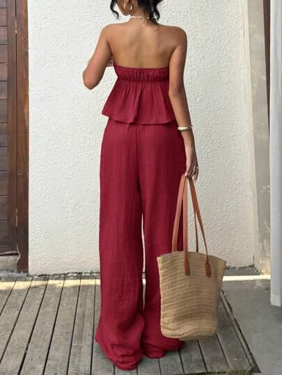 SHEIN TOP SPODNIE KOMPLET S06__M