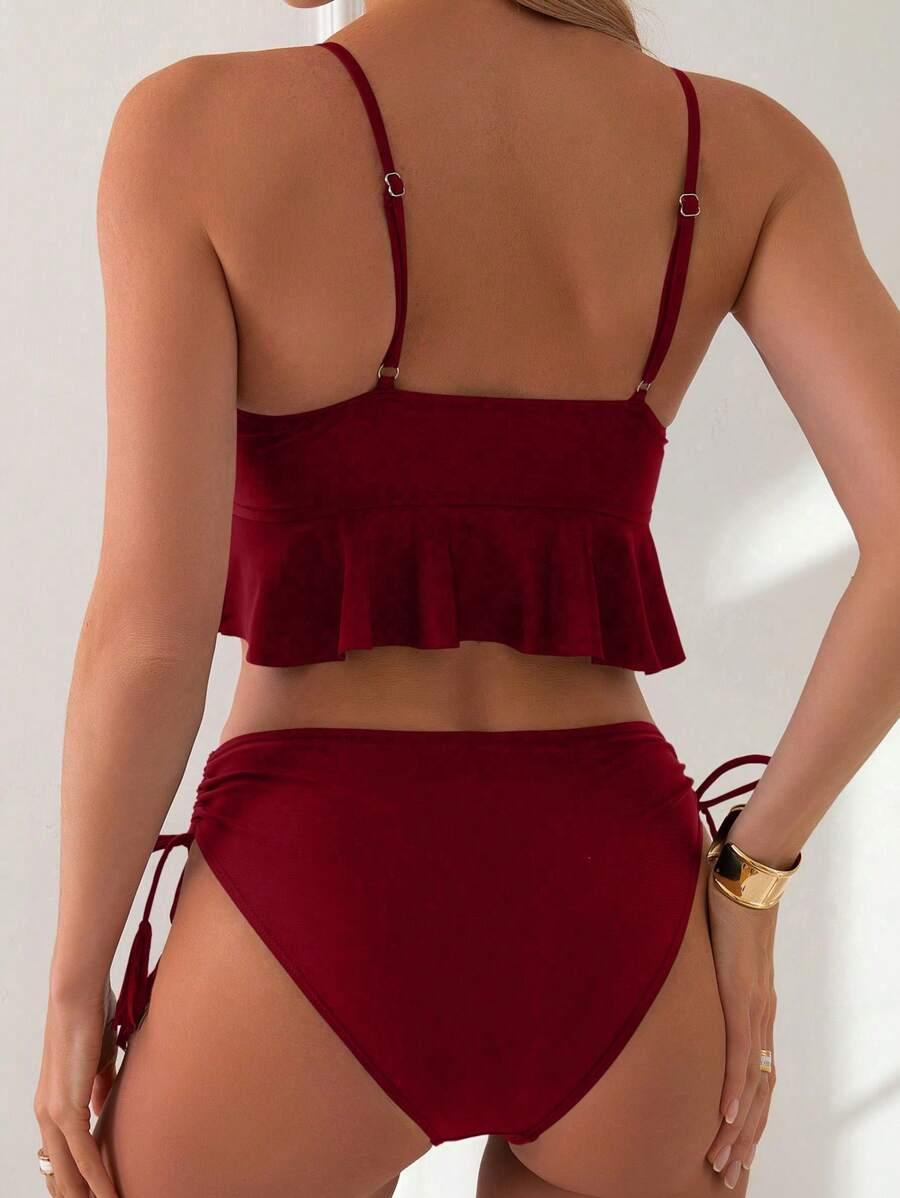 SHEIN DWUCZĘŚCIOWY STRÓJ KĄPIELOWY S06__M
