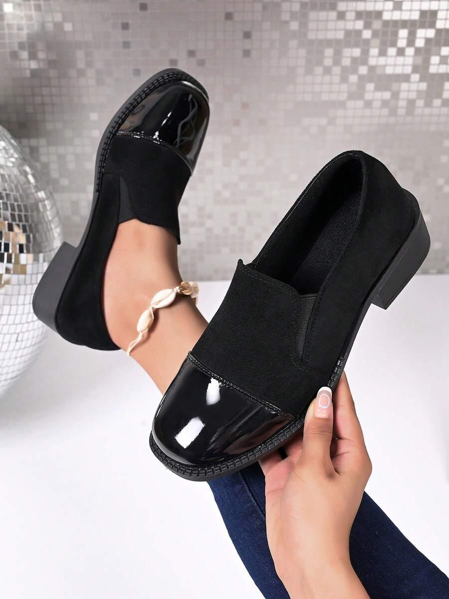SHEIN CZARNE WSUWANE MOKASYNY S06__42