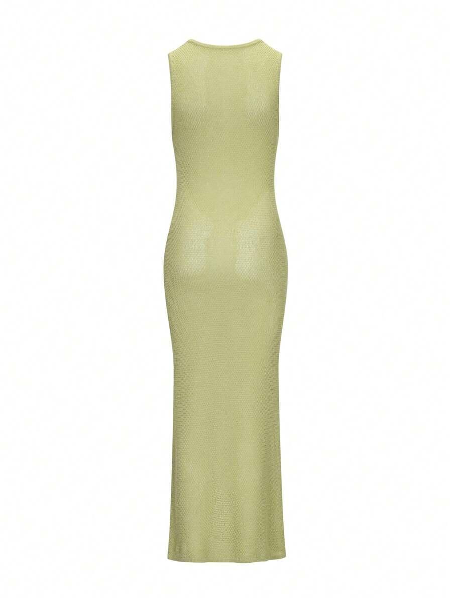 SHEIN MAXI SUKIENKA BEZ RĘKAWÓW PK01__M