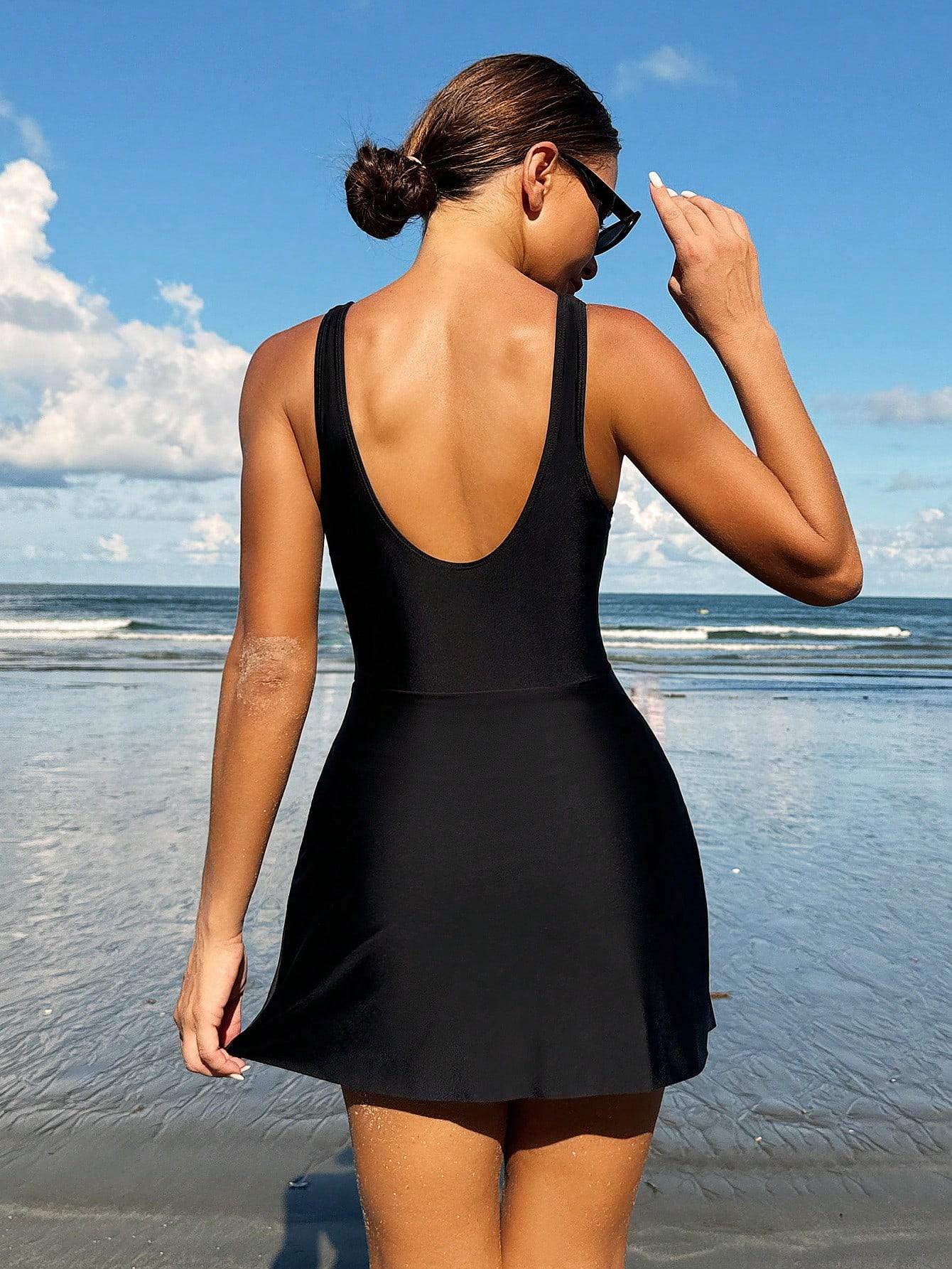 SHEIN JEDNOCZĘŚCIOWY STRÓJ KĄPIELOWY S09__XS