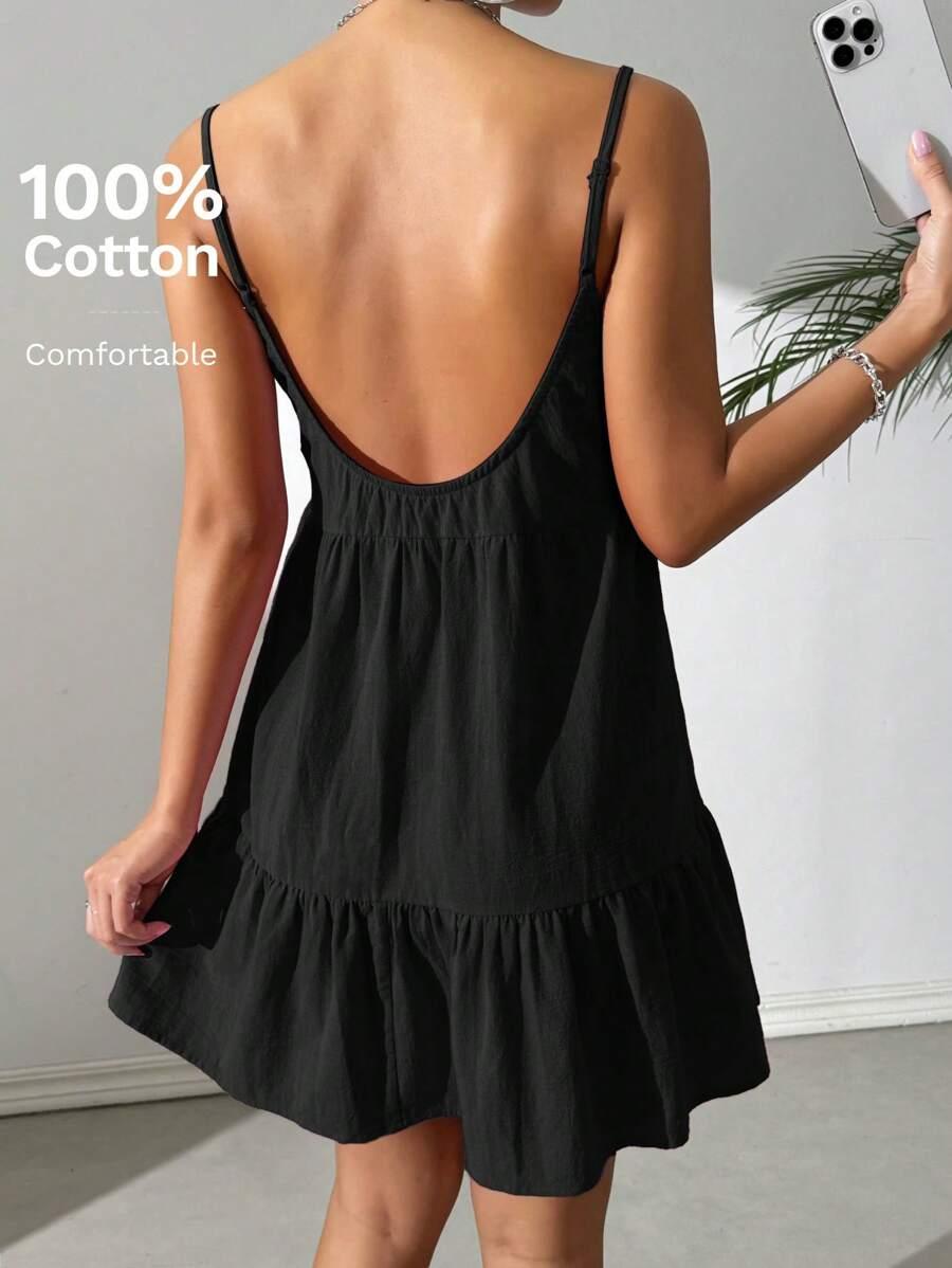 SHEIN CZARNA MINI SUKIENKA S06__L