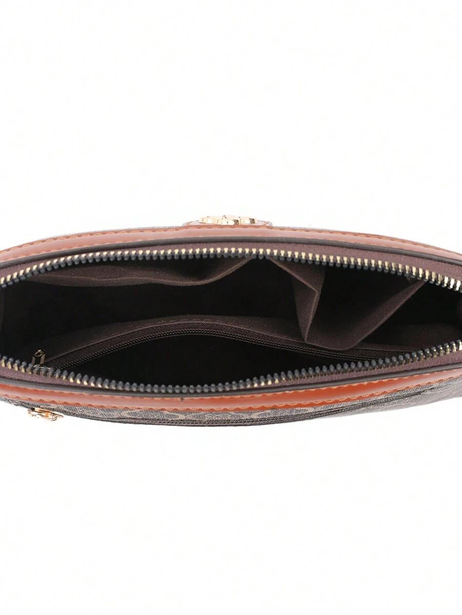 SHEIN MAŁA TOREBKA WZÓR ZAMEK S07__24X16CM