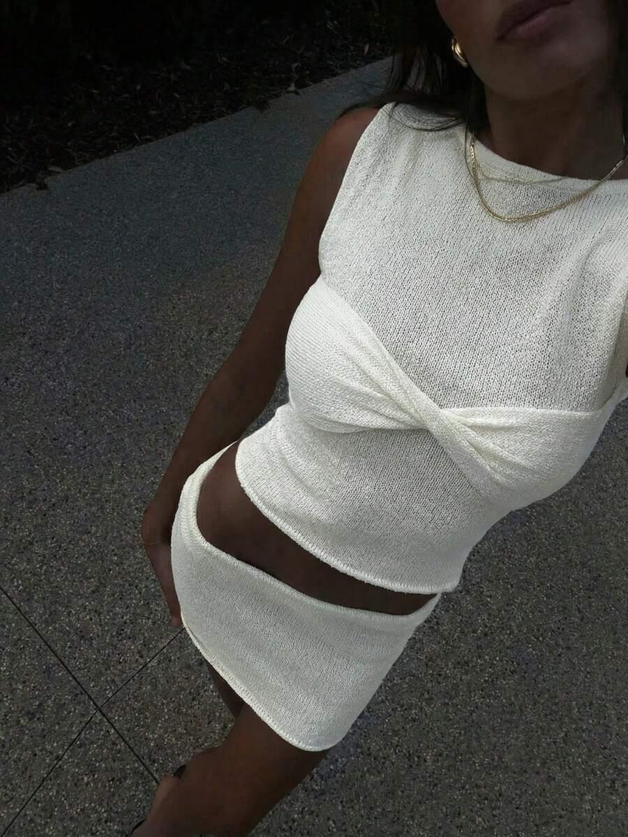 SHEIN TOP SPÓDNICA KOMPLET S09__M