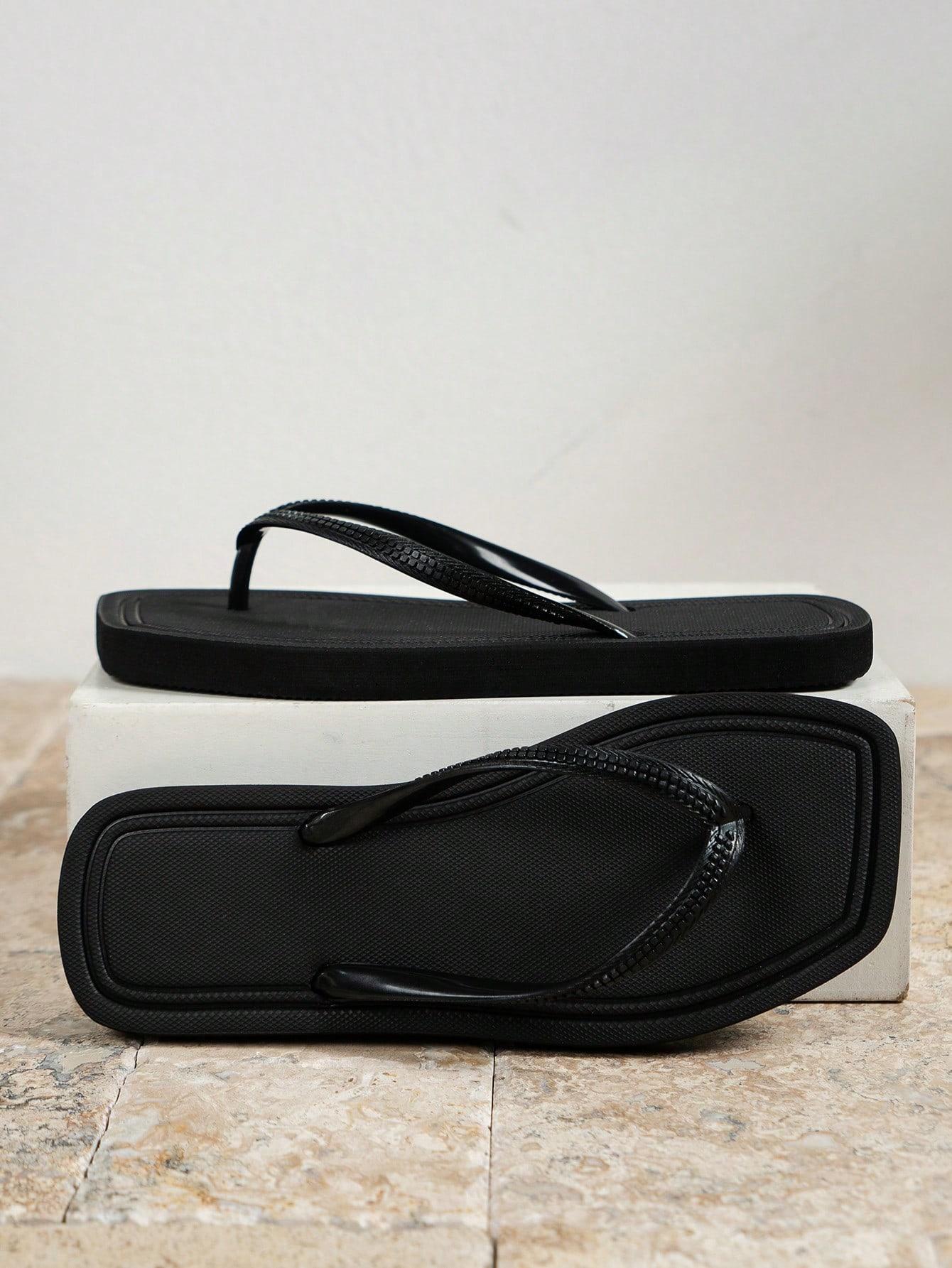SHEIN CZARNE KLAPKI TYPU JAPONKI S06__40,5-41