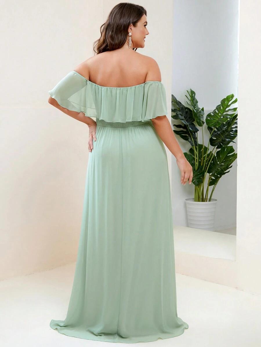 EVERPRETTY ZIELONA MAXI SUKIENKA S06__3XL