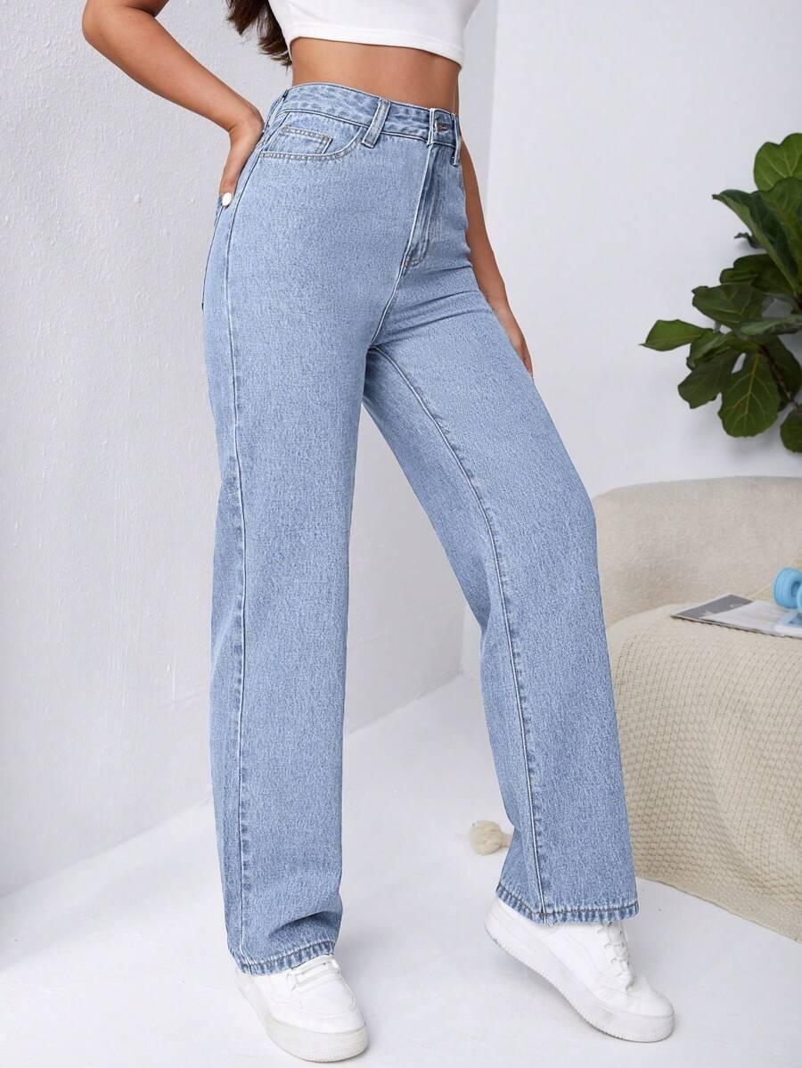 SHEIN NIEBIESKIE SPODNIE JEANS S06__L