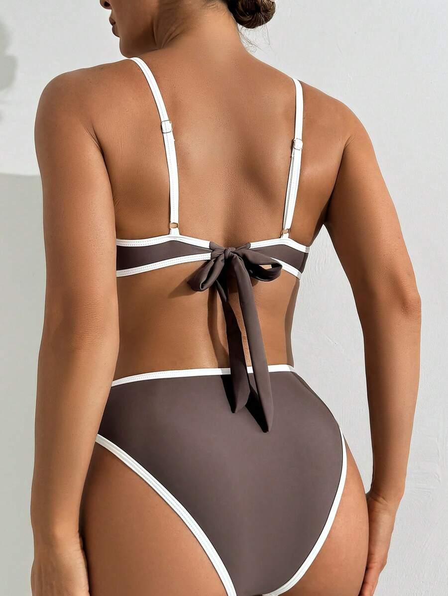 SHEIN DWUCZĘŚCIOWY STRÓJ KĄPIELOWY S09__M