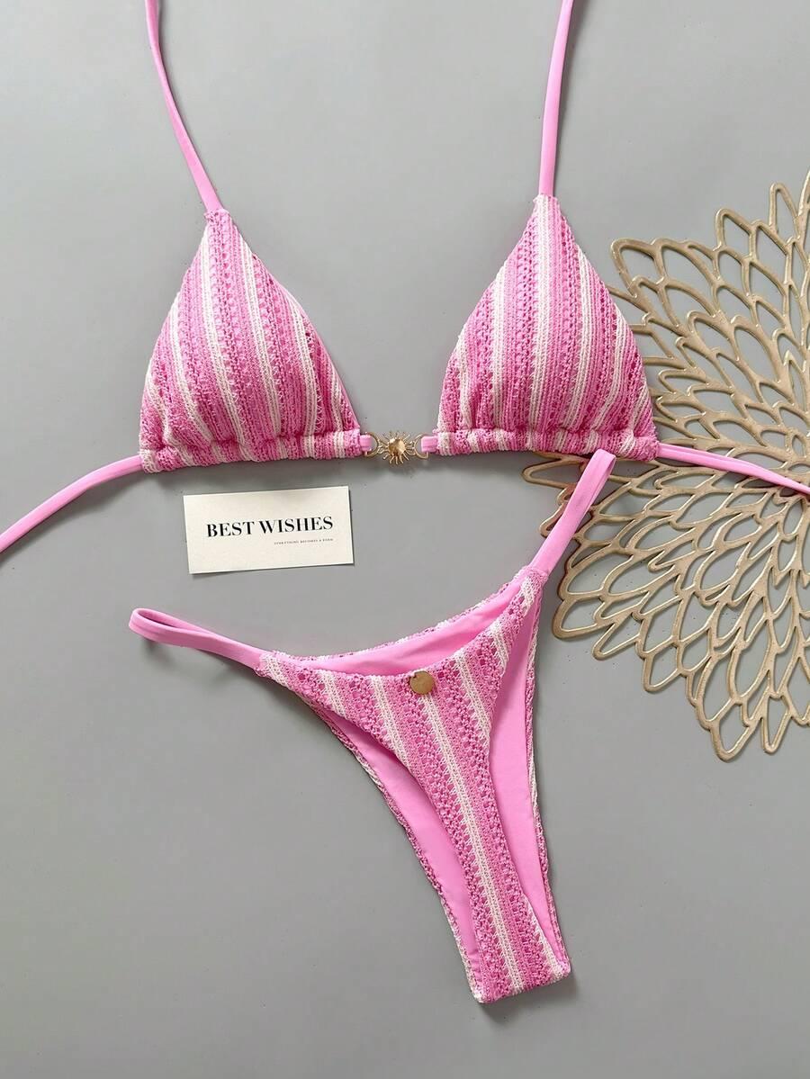 SWIM MOD DWUCZĘŚCIOWY STRÓJ KĄPIELOWY PASKI S09__M