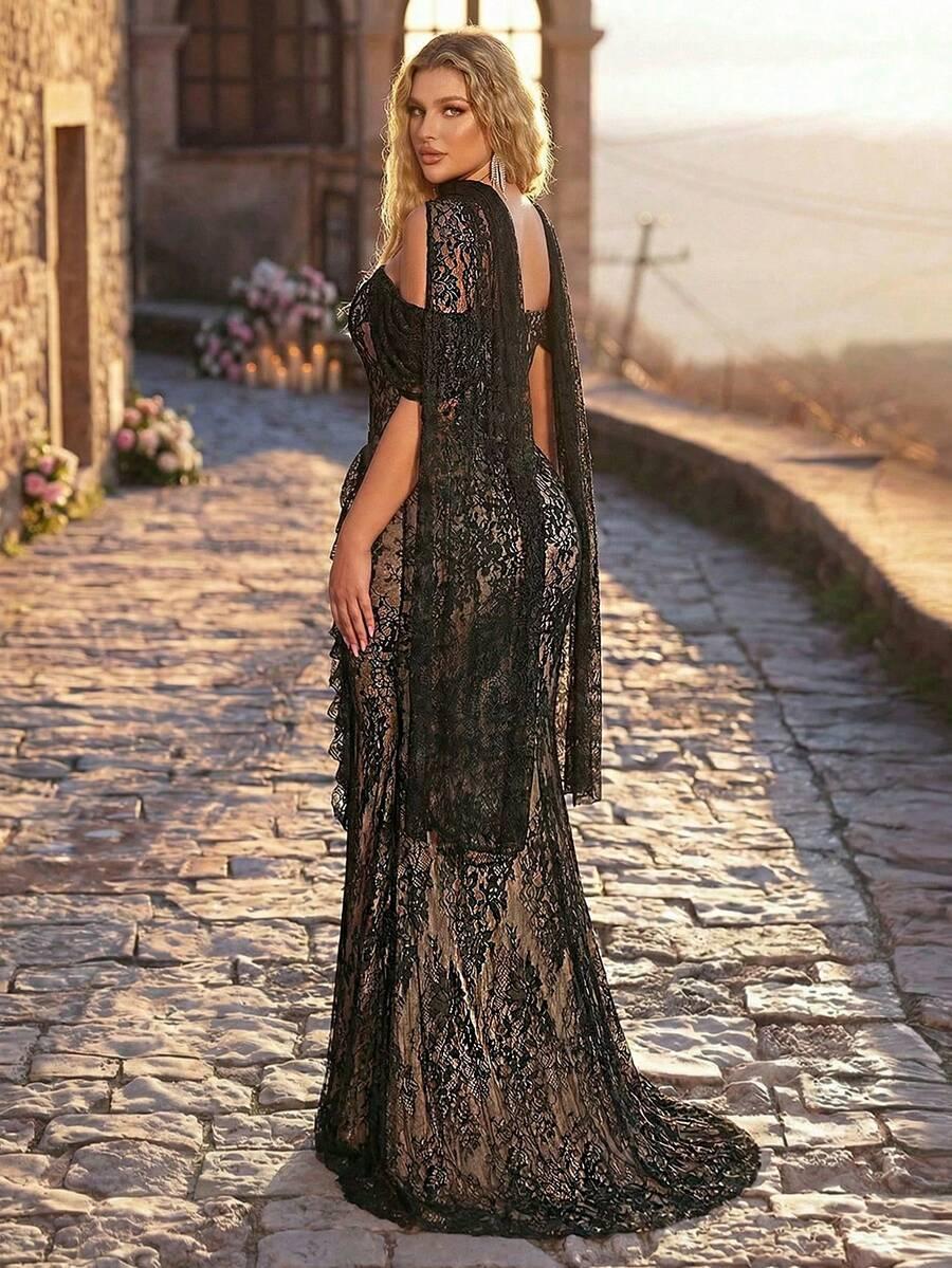 SHEIN KORONKOWA MAXI SUKIENKA FALBANA S09__48