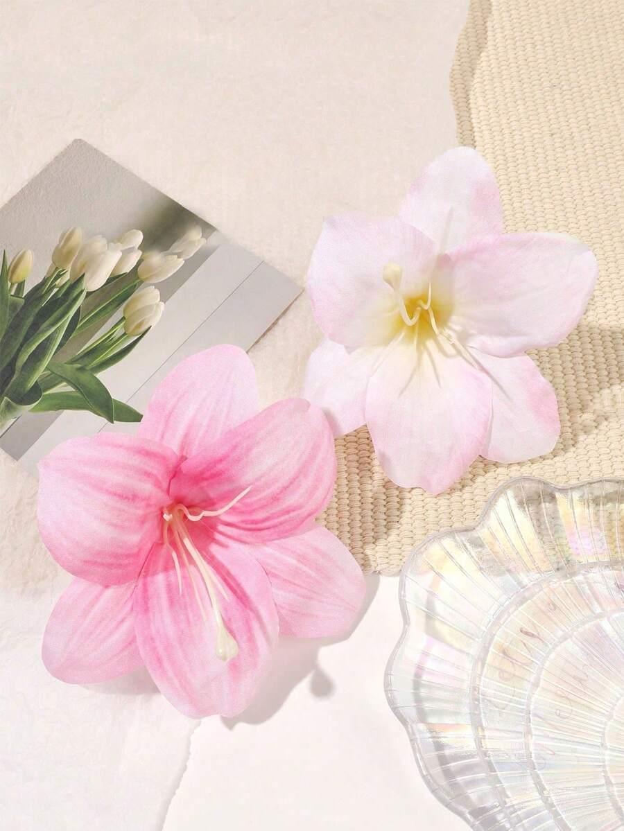 SHEIN RÓŻOWY KWIATEK SPINKA 2-PACK S07__
