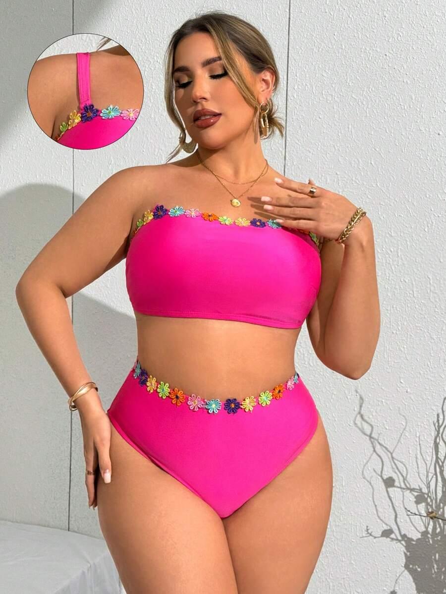 SLAYDIVA RÓŻOWY STRÓJ KĄPIELOWY DWUCZĘŚCIOWY S09__46